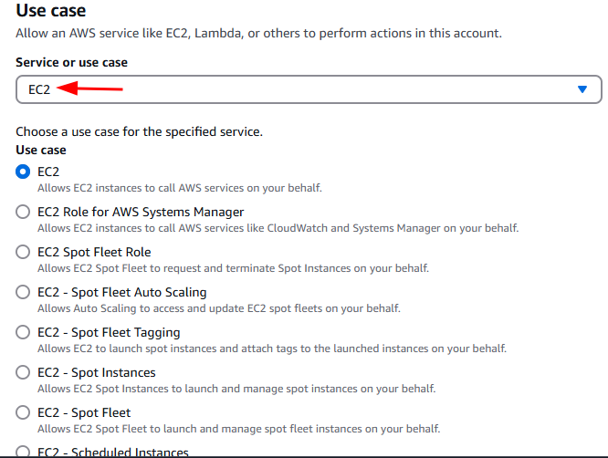 Service ec2